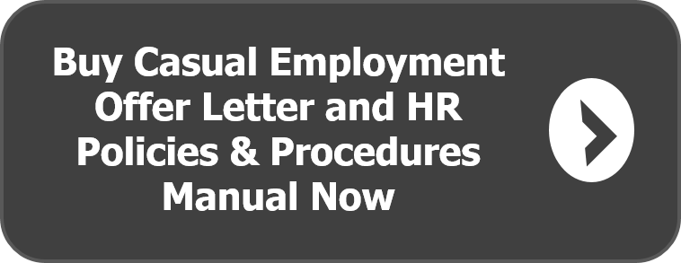 Buy Casual Employment Letter Template Letter Now