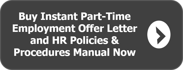 Buy Instant Part-Time Employment Contract Letter Now